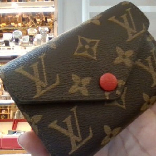 BILLETERA LV PEQUEÑA ROJO