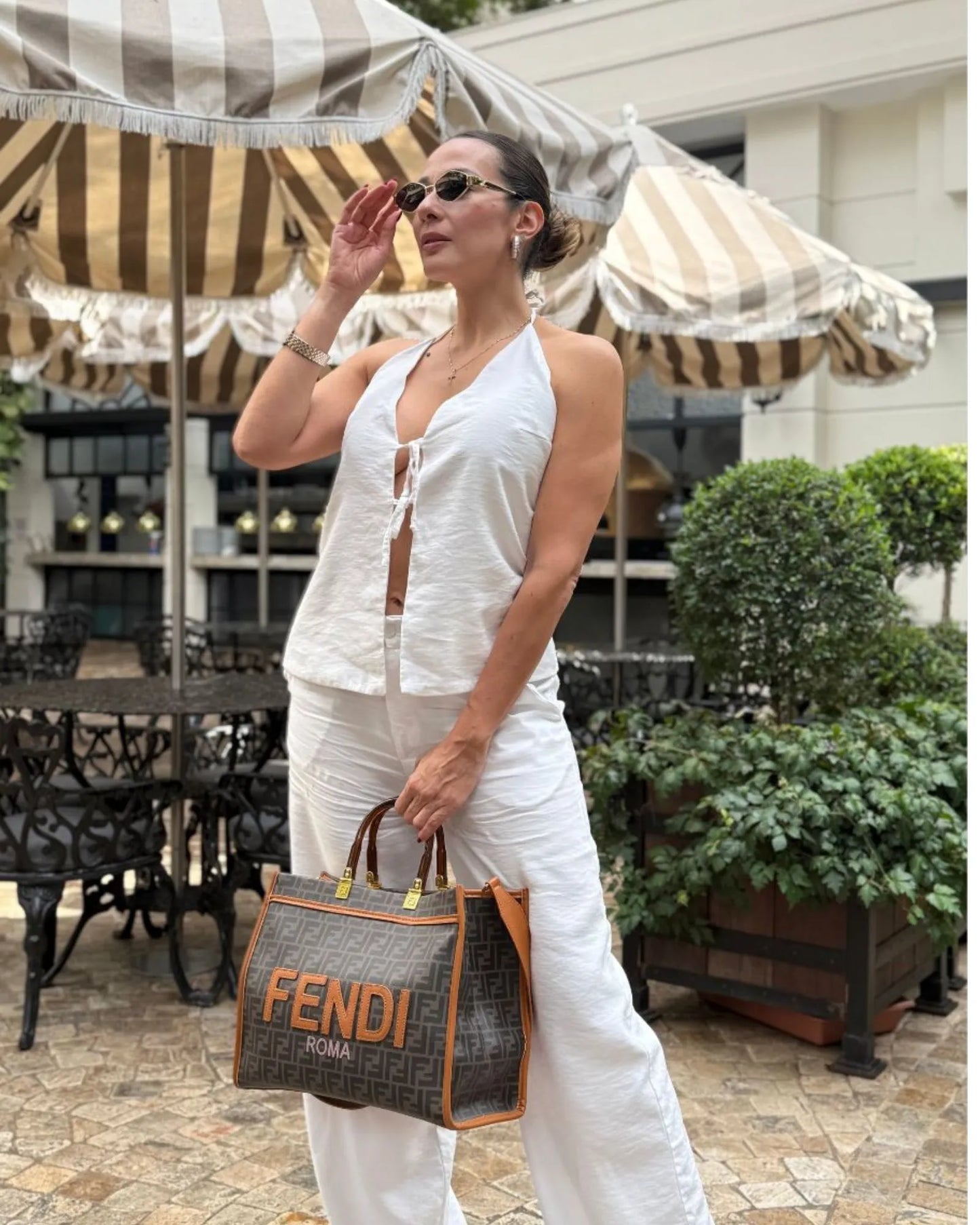CARTERA F MONOGRAMA MIEL