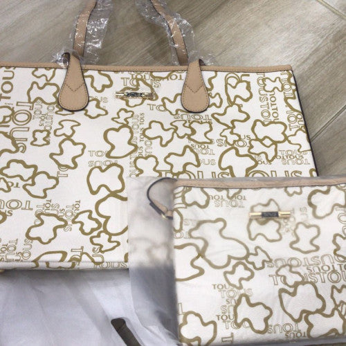 BOLSO TOUS ESTAMPADO DORADO