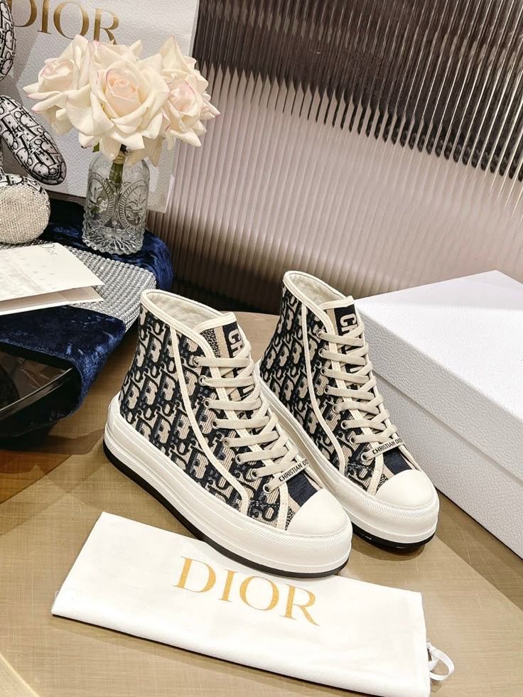 Botin Dior Print Bordado