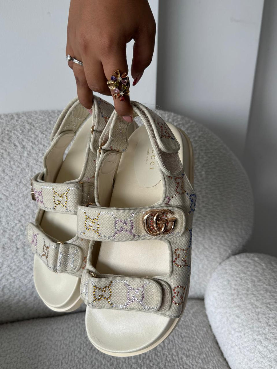 Sandalia Gucci Cream