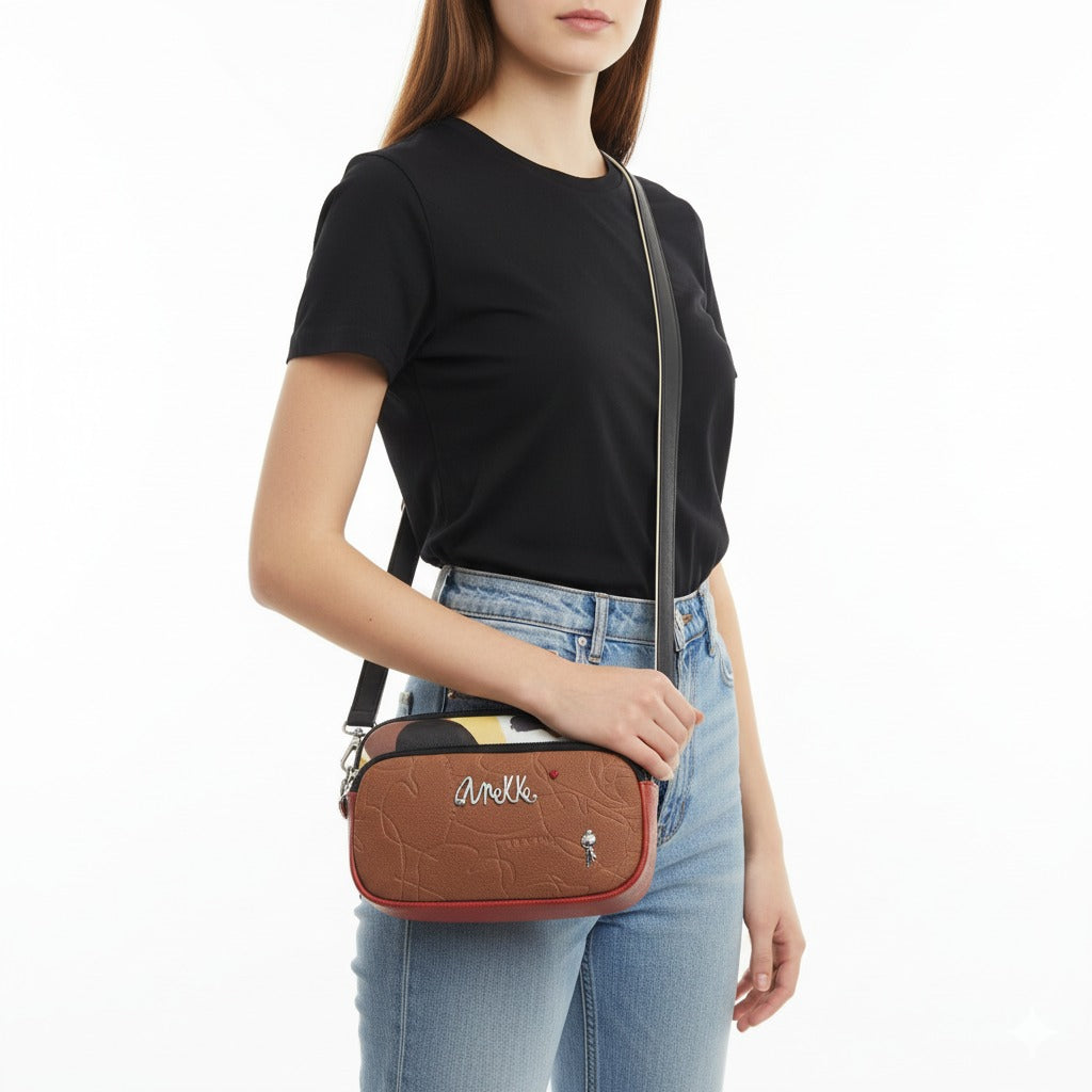 ANEKKE /E BANDOLERA TEXTURIZADA